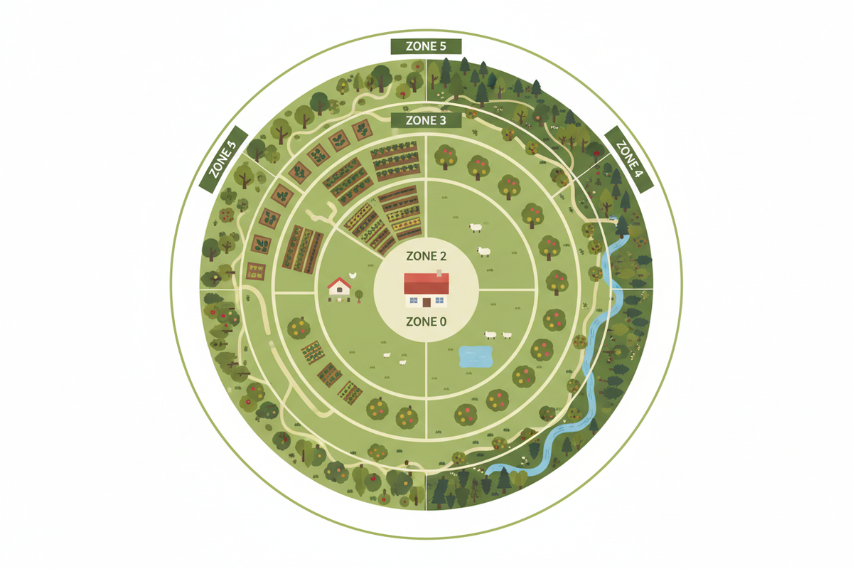 Permaculture Zone Design: How to Organize Your Land Efficiently